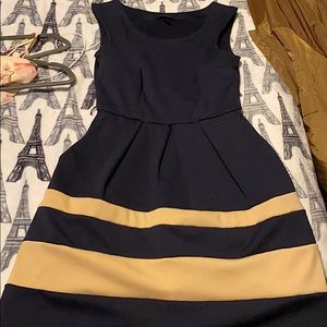Navy blue dress
